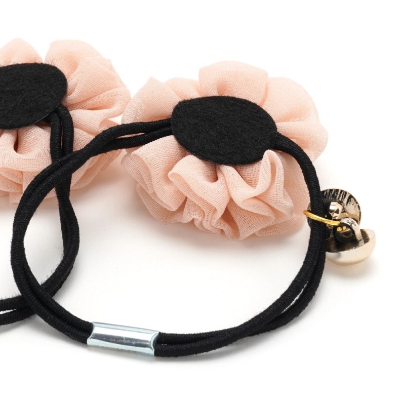 Пара резинок для волос двойные с бантиком 2шт (25737) вариант 04