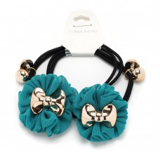 Пара резинок для волос двойные с бантиком 2шт (25737) вариант 05