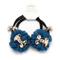 Пара резинок для волос двойные с бантиком 2шт (25737) вариант 06