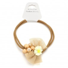 Резинка для волос двойная с бантиком (25739) вариант 02