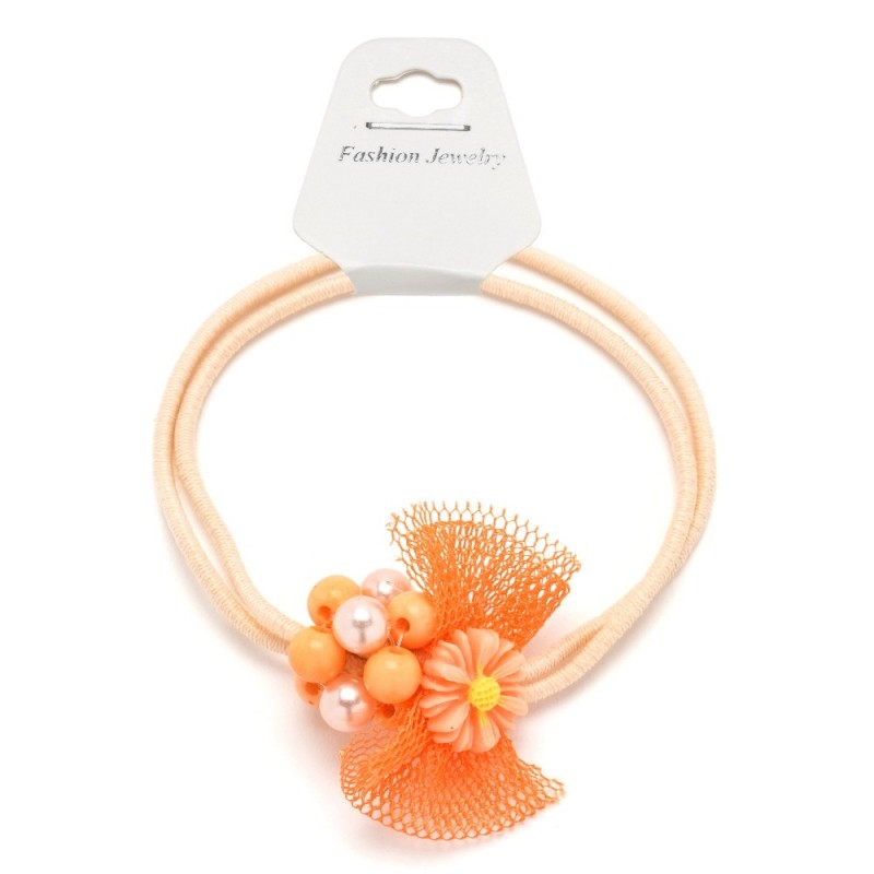 Резинка для волос двойная с бантиком (25739) вариант 03