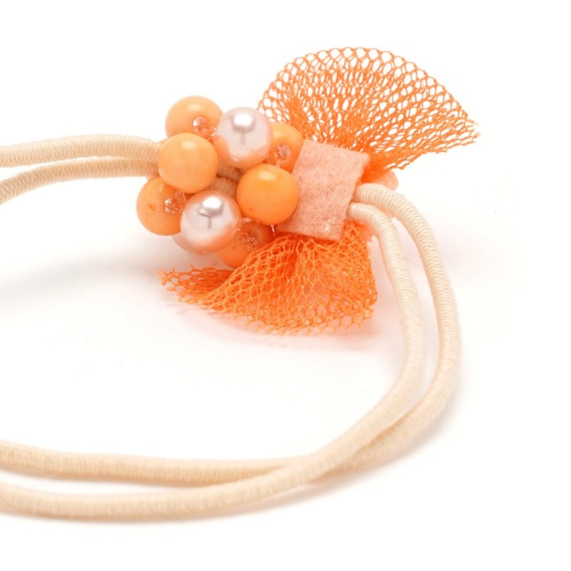 Резинка для волос двойная с бантиком (25739) вариант 03