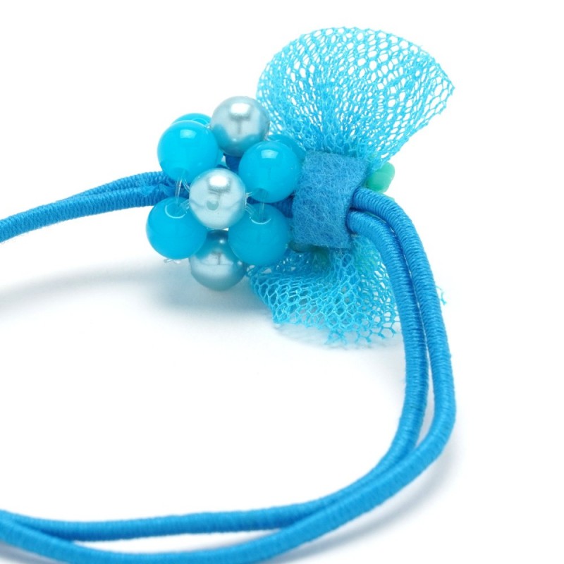 Резинка для волос двойная с бантиком (25739) вариант 05