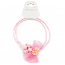 Резинка для волос двойная с бантиком (25739) вариант 06