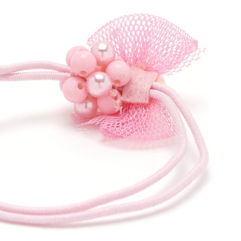 Резинка для волос двойная с бантиком (25739) вариант 06