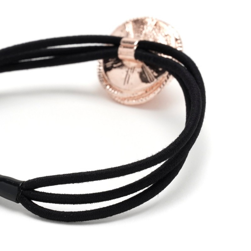 Резинка для волос тонкая с украшением (25740) вариант 02