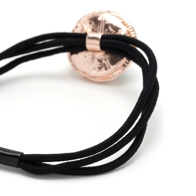 Резинка для волос тонкая с украшением (25740) вариант 03