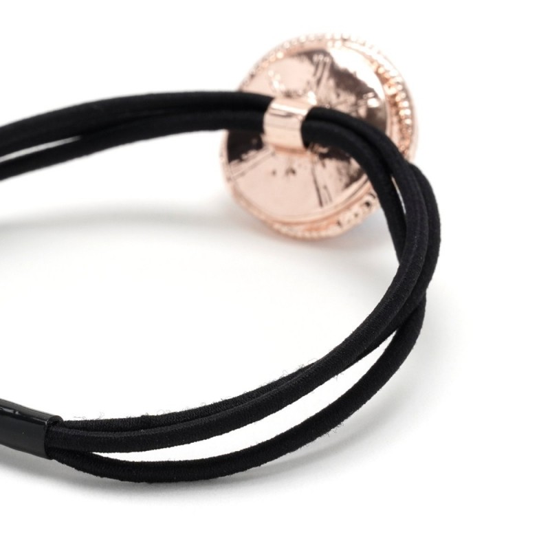 Резинка для волос тонкая с украшением (25740) вариант 04