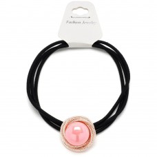 Резинка для волос тонкая с украшением (25740) вариант 05