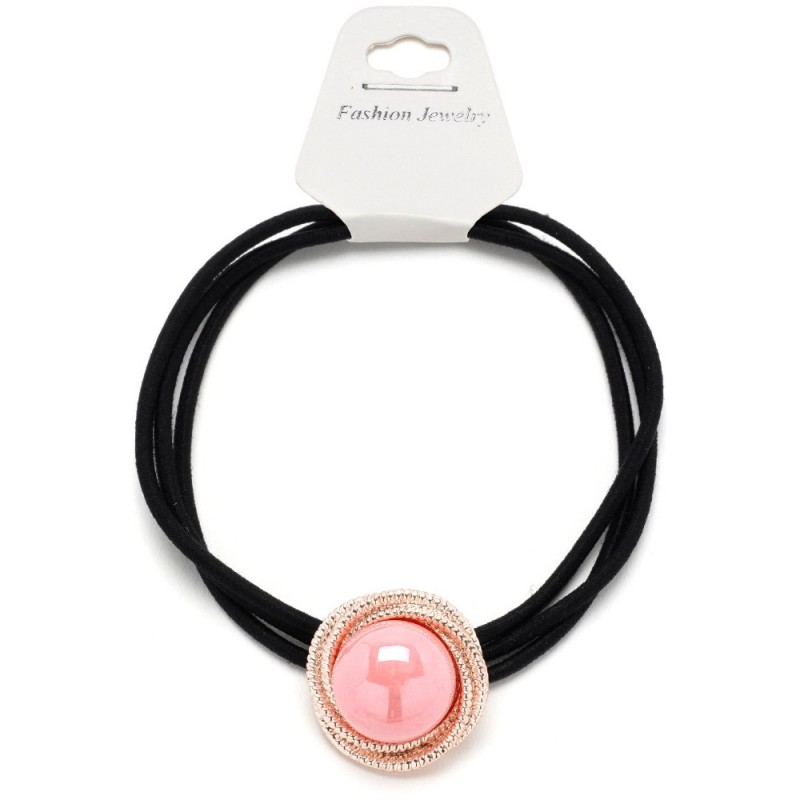 Резинка для волос тонкая с украшением (25740) вариант 05