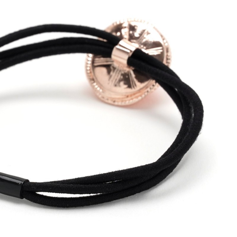 Резинка для волос тонкая с украшением (25740) вариант 06