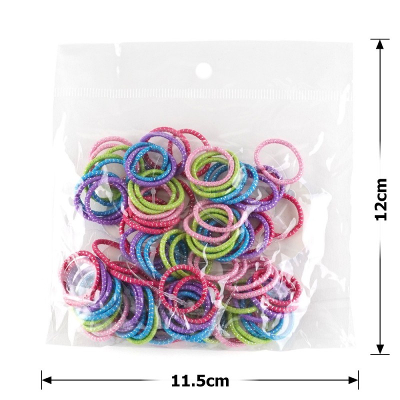 Набор резинок для волос тропиканка с люрекосм (4351)