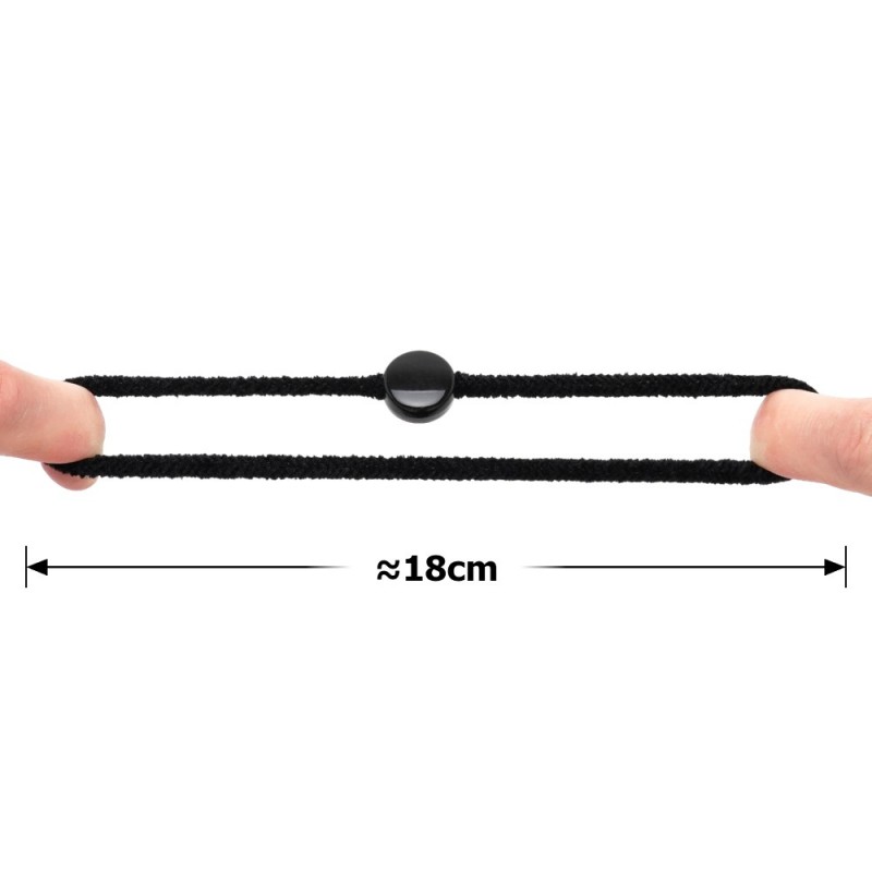 Набор тонких велюровых резинок для волос (5267)