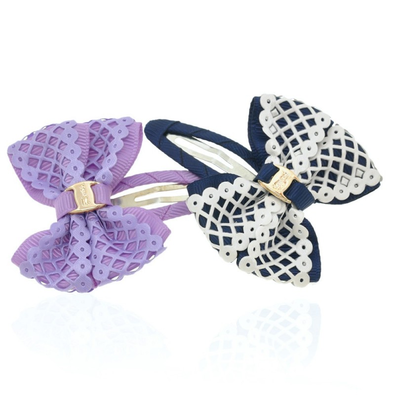 (11-13566) Набор заколок тик-таков для волос с бантом