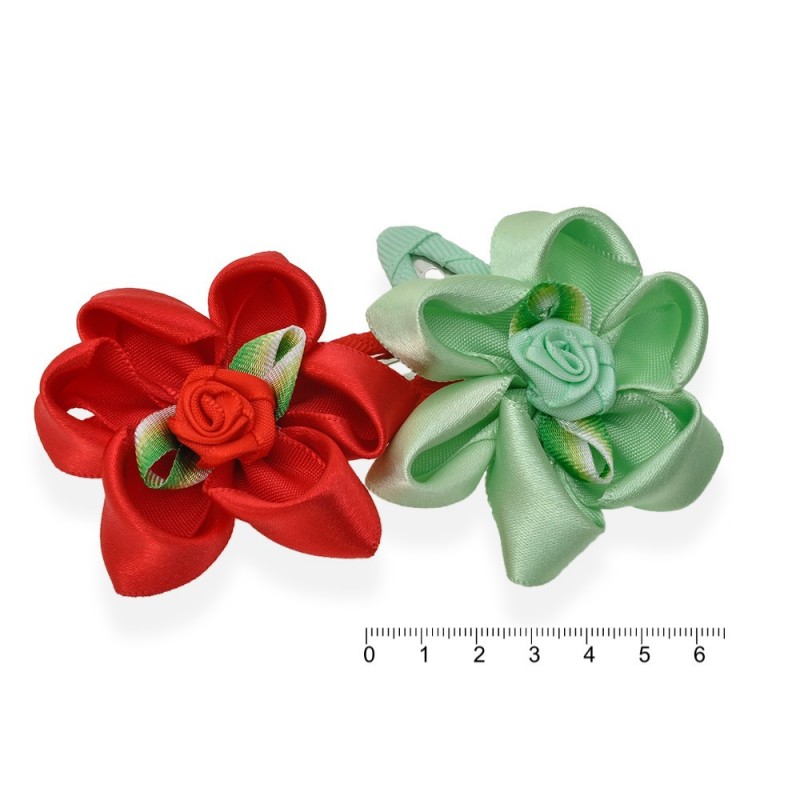 Набор заколок тик-таков для волос с бантом (14349)