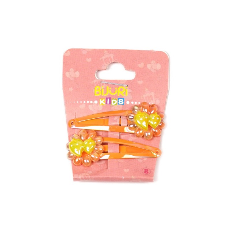 Набор заколок хлопушек 3.9см 2шт (28676) вариант 02