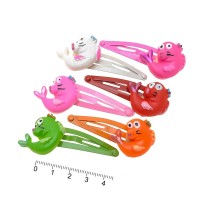 Набор детских заколок-хлопушек для волос Морской котик (520)