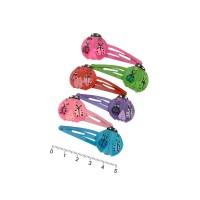 Набор детских заколок-хлопушек для волос Божья коровка (569)