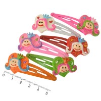 Набор детских заколок-хлопушек для волос Седце (583)