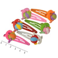 Набор детских заколок-хлопушек для волос Дельфин (591)