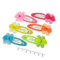 Набор детских заколок-хлопушек для волос с бантиком (9003)