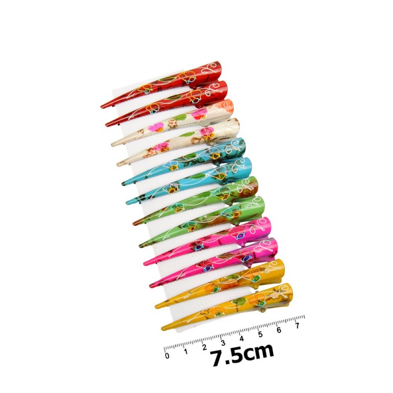 Набор заколок-уточек стрелы 7.5см разноцветный (12158)