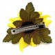 Заколка-уточка для волос с цветком 9см (27141) вариант 03