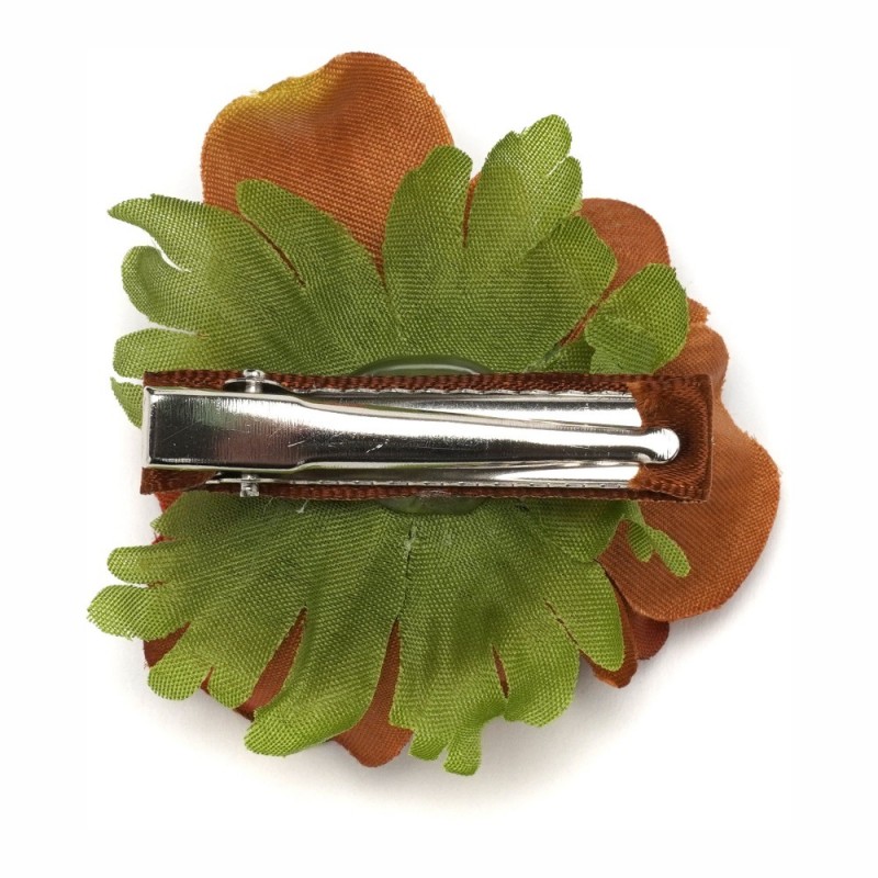 Набор заколок-уточек для волос с цветками 5.5см 2шт (27151)