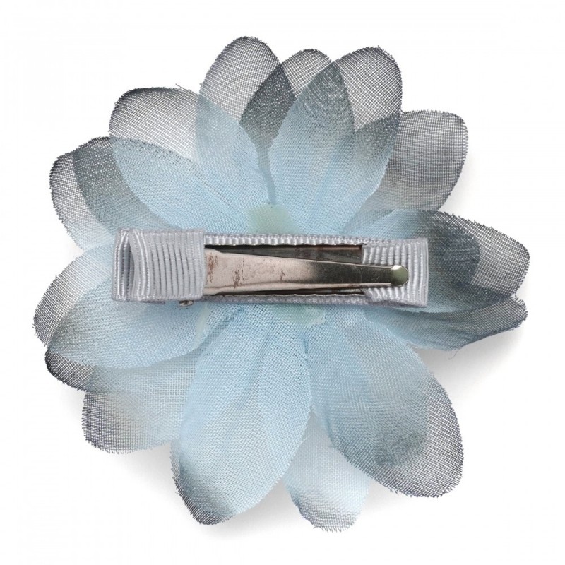 Заколка-уточка для волос с цветком 7.5см (27168) вариант 01