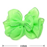 Заколка-уточка для волос с бантиком (28430) вариант 04