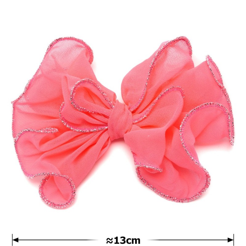 Заколка-уточка для волос с бантиком (28430) вариант 06