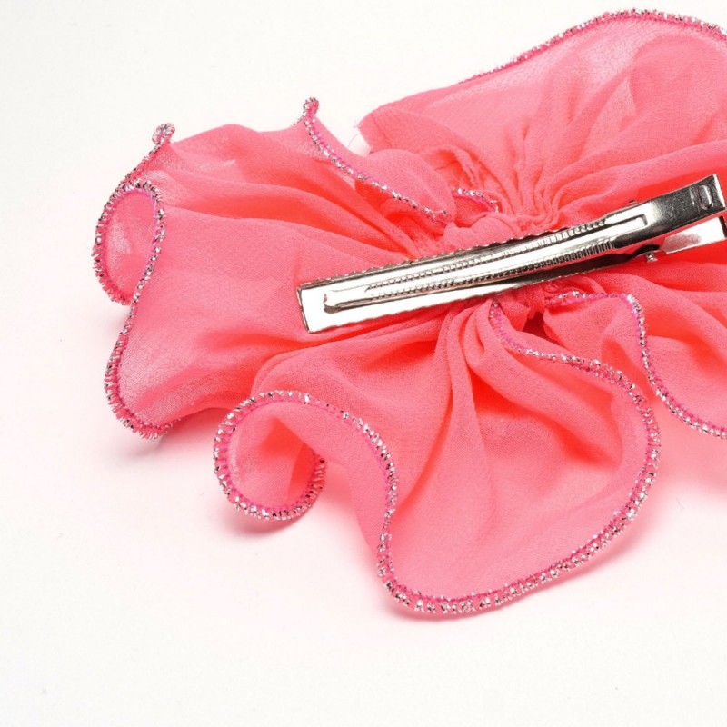 Заколка-уточка для волос с бантиком (28430) вариант 06