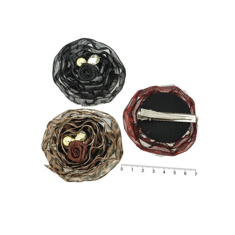 Набор заколок-уточек с бантиками (6492)