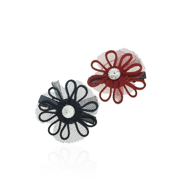 Набор заколок-уточек с бантиками (6497)