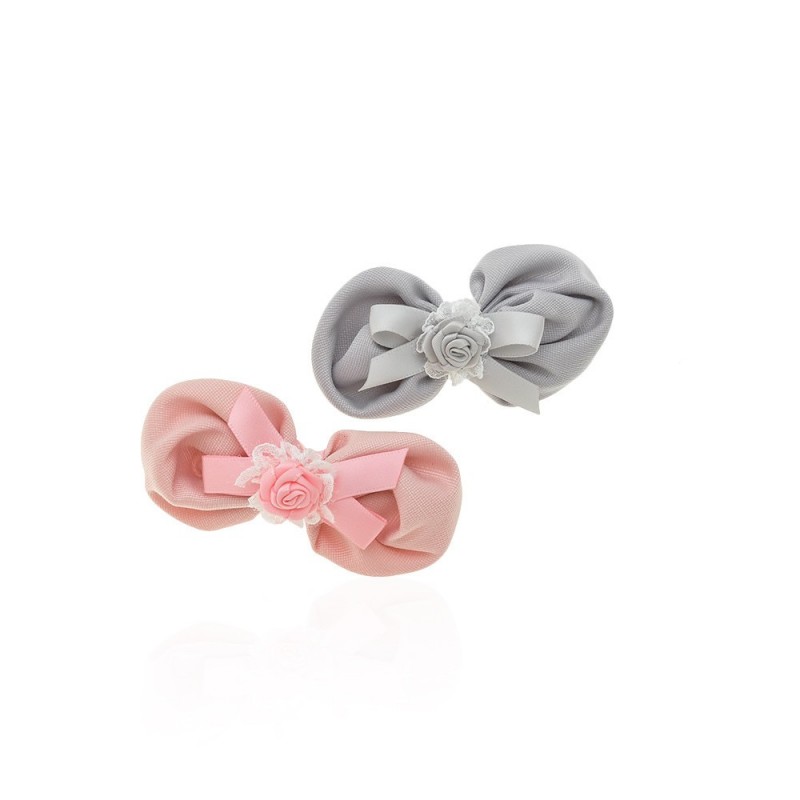 Набор заколок-уточек с бантиками (7359)