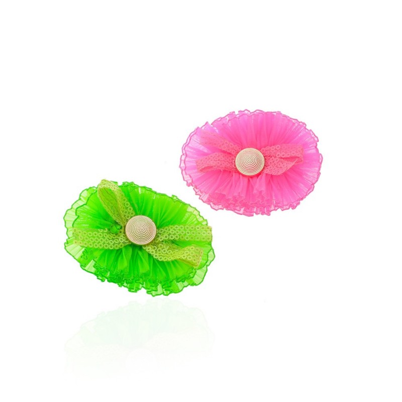 Набор заколок-уточек с бантиками 8см (7362)