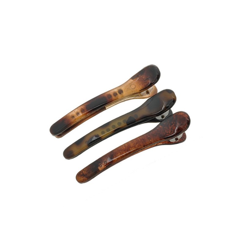 заколка уточка для волос пластиковая 7364