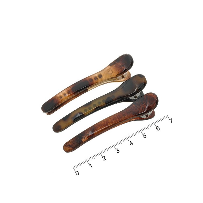 заколка уточка для волос пластиковая 7364