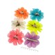 Набор заколок-уточек с бантиками 8см разноцветный (9030)