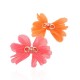 Набор заколок-уточек с бантиками 8см разноцветный (9032)