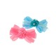 Набор заколок-уточек с бантиками 10см (9883)