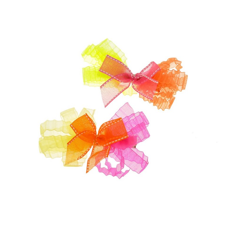 Набор заколок-уточек с бантиками 9см (9888)