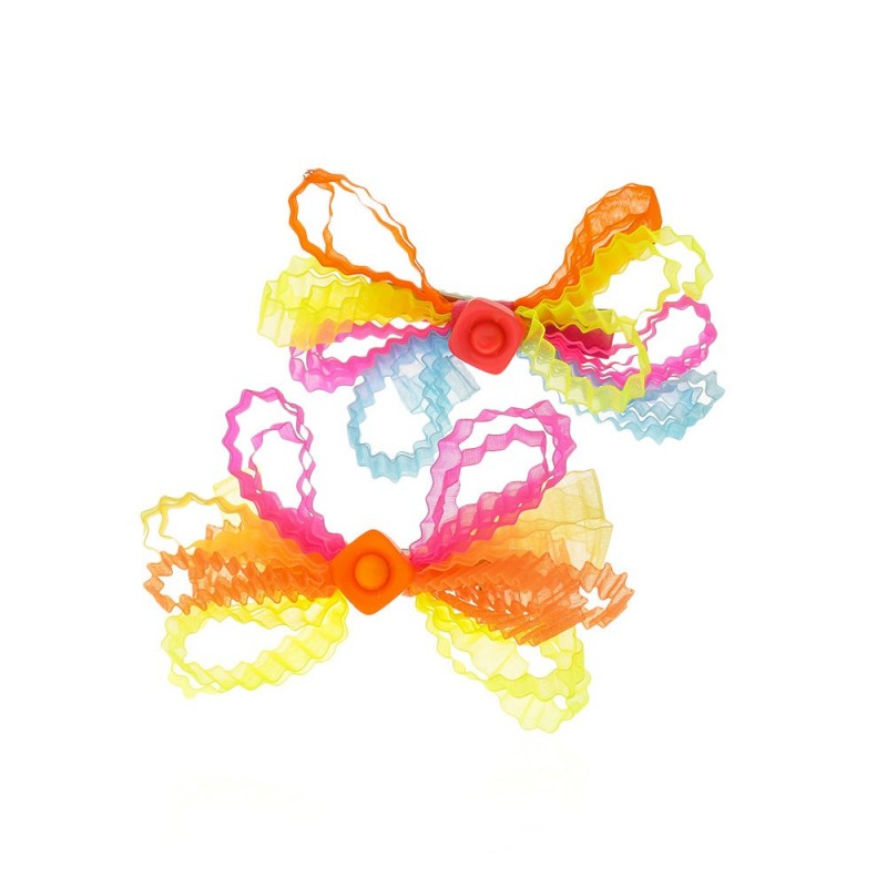 Набор заколок-уточек с бантиками 10см (9889)