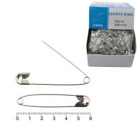 Набор булавок 6см 1000шт серебристый (12155)