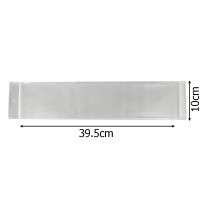 Набор целлофановых упаковочных пакетов 10x39.5см 100шт прозрачный (14408)