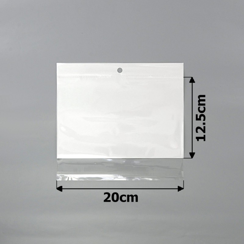 Набор упаковочных пакетов с белым фоном 20x12.5см (15512)