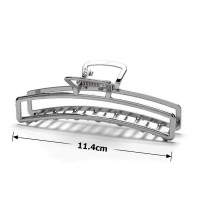 Заколка-краб для волос из металла 11.4см (23228) вариант 03