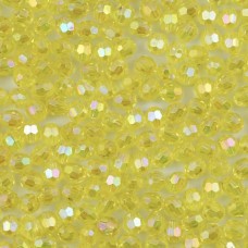 Набор граненых бусин 10мм 500шт 250г желтый-хамелеон (31730)