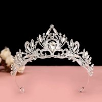 Диадема-обруч со стразами металлическая (31615)