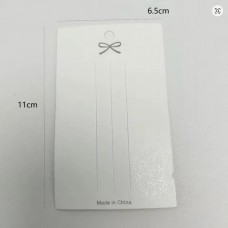 Планшетки бирки для товара картонные 100шт белые (31609)